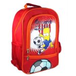 Simpsons - grand sac  dos bart rouge