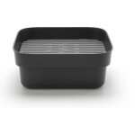 vier - sink side - rectangulaire - inox - 1 bac - gouttoir  droite