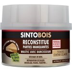Sintobois mastic � bois avec durcisseur bo�te 500 ml / 550 g ch�ne clair