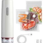 Siolite appareil de mise sous vide compact machine � emballer alimentaire pour conservation (blanc * ...