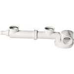 Siphon 2 bacs - wirquin pro - diam�tre40mm - gain de place