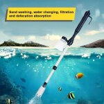 Siphon électrique pour aquarium nettoyant pour aspirateur de poisson filtre à sable et à eau avec sac ... Siphon électrique pour aquarium nettoyant pour aspirateur de poisson filtre à sable et à eau avec sac ...