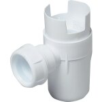 Siphon - groupe de sécurité - emboîter - plastique - synthétique - 11 / 2 (40x49) - simple Siphon - groupe de sécurité - emboîter - plastique - synthétique - 11 / 2 (40x49) - simple