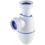 Siphon de lavabo  joints intgrs girpi - sortie 32 - plastique - double installation