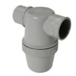 Siphon de lavabo nicoll - blanc - entre horizontale d. 32 - evacuation facile des eaux uses