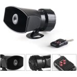 Sirne lectronique sans fil 12v 7 sons 130db forte alarme de voiture alarme de police sirne de feu ...