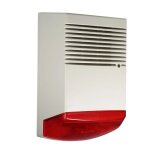 Alarme lumineuse dextrieur - sirne stroboscopique - filaire - 120db - rouge - tanche