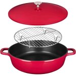 Sitram sauteuse cocotte l28 cm fonte aluminium 43 l rev�tement effet pierre sans pfoa