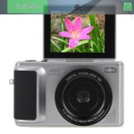 Sjlerst appareil photo num�rique 4k 64mp ecran pivotant filtres beaut� antichoc autofocus zoom 16x mirrorless ...