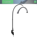 Sjlerst lumi�re de cils de beaut� lampe de beaut� led demi - lune 16 pouces avec pince de optique esclave ...