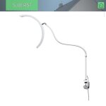 Sjlerst lumi�re de cils de beaut� lampe de beaut� led demi - lune 16 pouces avec pince de optique esclave ...