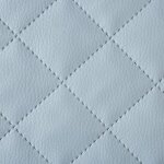 Skaï simili cuir piqués 5x5 dolaro tissu ameublement vendu au mètre couleur: bleu gris clair Skaï simili cuir piqués 5x5 dolaro tissu ameublement vendu au mètre couleur: bleu gris clair