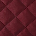 Skaï simili cuir piqués 5x5 dolaro tissu ameublement vendu au mètre couleur: bordeaux Skaï simili cuir piqués 5x5 dolaro tissu ameublement vendu au mètre couleur: bordeaux