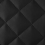 Skaï simili cuir piqués 5x5 dolaro tissu ameublement vendu au mètre couleur: noir Skaï simili cuir piqués 5x5 dolaro tissu ameublement vendu au mètre couleur: noir