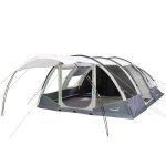 Tente familiale tunnel camping - skandika falkenberg 6 protect - 6 personnes - colonne deau 4000 mm - ...