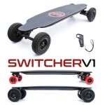 Skate �lectrique convertible - evo spirit - switcher v1 - batteries lithium - tout terrain et longboard ...