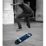 Skateboard complet en bois pour enfants adolescents et adultes - bleu - 79 * 20 * 8. 5cm - 150kg - 4 ... Skateboard complet en bois pour enfants adolescents et adultes - bleu - 79 * 20 * 8. 5cm - 150kg - 4 ...