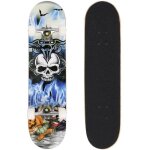 Skateboard en �rable ymy - panneau longue silencieuse � 4 roues - charge max 150kg - cr�ne motif