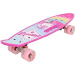 Skateboard longboard rose yinqklq - avec roues clignotante - motif licorne - enfant - glisse urbaine