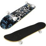 Skateboard plateau 9 couches en bois derable anti - d�rapant roulement abec - 7 + roues pu - max 250kg ...