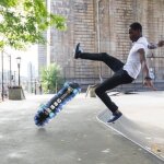 Skateboard - roues en pu lumi�res led - d�butants / enfants / jeunes / adultes