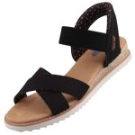 Skechers sandales classiques pour femme 114418 - blk noir