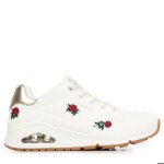Skechers uno champagne & roses baskets femme
