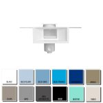 Skimmer aquareva miroir grande meurtri�re + rallonge - piscine b�ton / liner - sable
