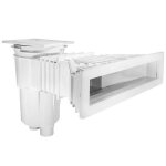 Pice  sceller piscine - skimmer xxl parker - 175l liner / bton - modle norm - blanc de astralpool ...