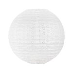 Skylantern boule papier 35cm ajour�e blanc