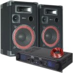 Kit sono complet - max / skytec - spl1000 + xen - 3512 - 1000w - 2x500w - enceintes pa 12