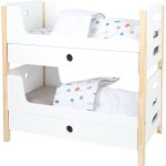 Small foot 11811 lit little button avec des compartiments pour le rangement des accessoires de la poupe ...