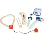 Jeu dimitation - small foot company - kit de jeu m�decin - 6 pi�ces - bois - pour enfants de 3 � 8 ans ...