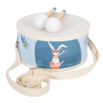 Instrument de musique pour enfants - small foot company - tambour groovy beats - bleu - 3 � 8 ans - bois ...