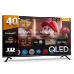 Smart tv 40 pouces qled assistant google. t�l�viseur android 14 - td systems prime40c21glq