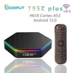 Smart tv box android 12. 0 4go 32go boitier iptv h618 6k bt5. 0 2. 4g / 5g wifi6 hdmi 2. 0 h. 265 youtube ...