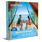Coffret cadeau smartbox - escapade en amoureux - 1 nuit avec petit - djeuner pour 2 personnes