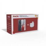 Smartphone honor pack magic 8 lite 5g 256 go midnight black + choice earbuds x8i blanc