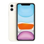 Smartphone iphone 11 (couleur: blanc - capacit� de stockage: 128gb)