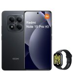 Smartphone xiaomi redmi note 15 pro 4g 677 double sim 512 go noir + redmi watch 5 active