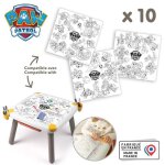 Smoby - recharge coloriages pour la kid table crative - 10 feuilles de coloriages pat' patrouille