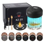 Smoker � cocktail avec 4 pierres � whisky rechargeable par usb coffret cadeaucadeau de fumage sans flamme ...