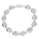 Smrt les bijoux demma bracelet argent 925° grain de café homme Smrt les bijoux demma bracelet argent 925° grain de café homme