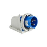 Socle male p17 en saillie 32a 2p + t - �tanche ip67 - livr� avec bouchon d�tanch�it� - ide