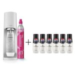Sodastream machine � soda et eau p�tillante terra blanche 1 bouteille & 1 recharge de gaz 60 l + lot ...