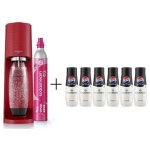 Sodastream machine � soda et eau p�tillante terra rouge 1 bouteille & 1 recharge de gaz 60 l + lot de ...