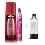 Sodastream machine � soda et eau p�tillante terra rouge - 2 bouteilles incluses & 1 recharge de gaz 60l ...