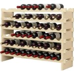 Sogeshome �tag�re � bouteilles - �tag�re � vin avec 6 �tages pour 60 bouteilles - 110 * 30 * 71. 5cm