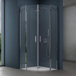 Doporro cabine de douche pare - douche douche en quart de cercle 100x100x195 ravenna52k verre transparent ...
