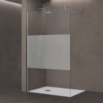 Sogood paroi de douche à litalienne avec bande opaque bremen1ms 140x200 verre de sécurité stabilisateur ... Sogood paroi de douche à litalienne avec bande opaque bremen1ms 140x200 verre de sécurité stabilisateur ...